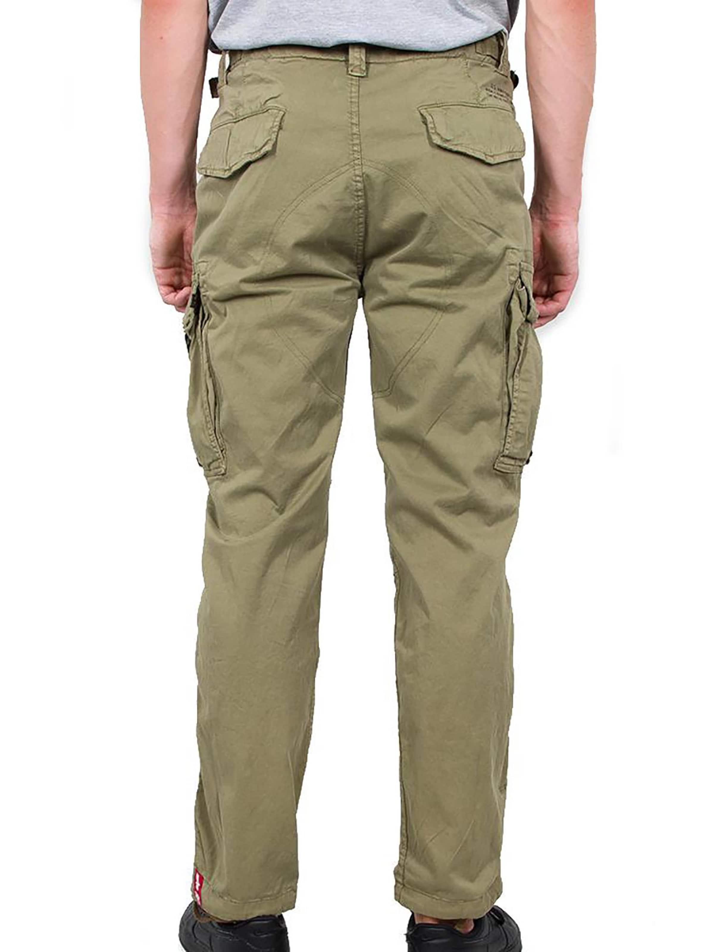 Regular Pantalon cargo 'Squad' ALPHA INDUSTRIES en vert