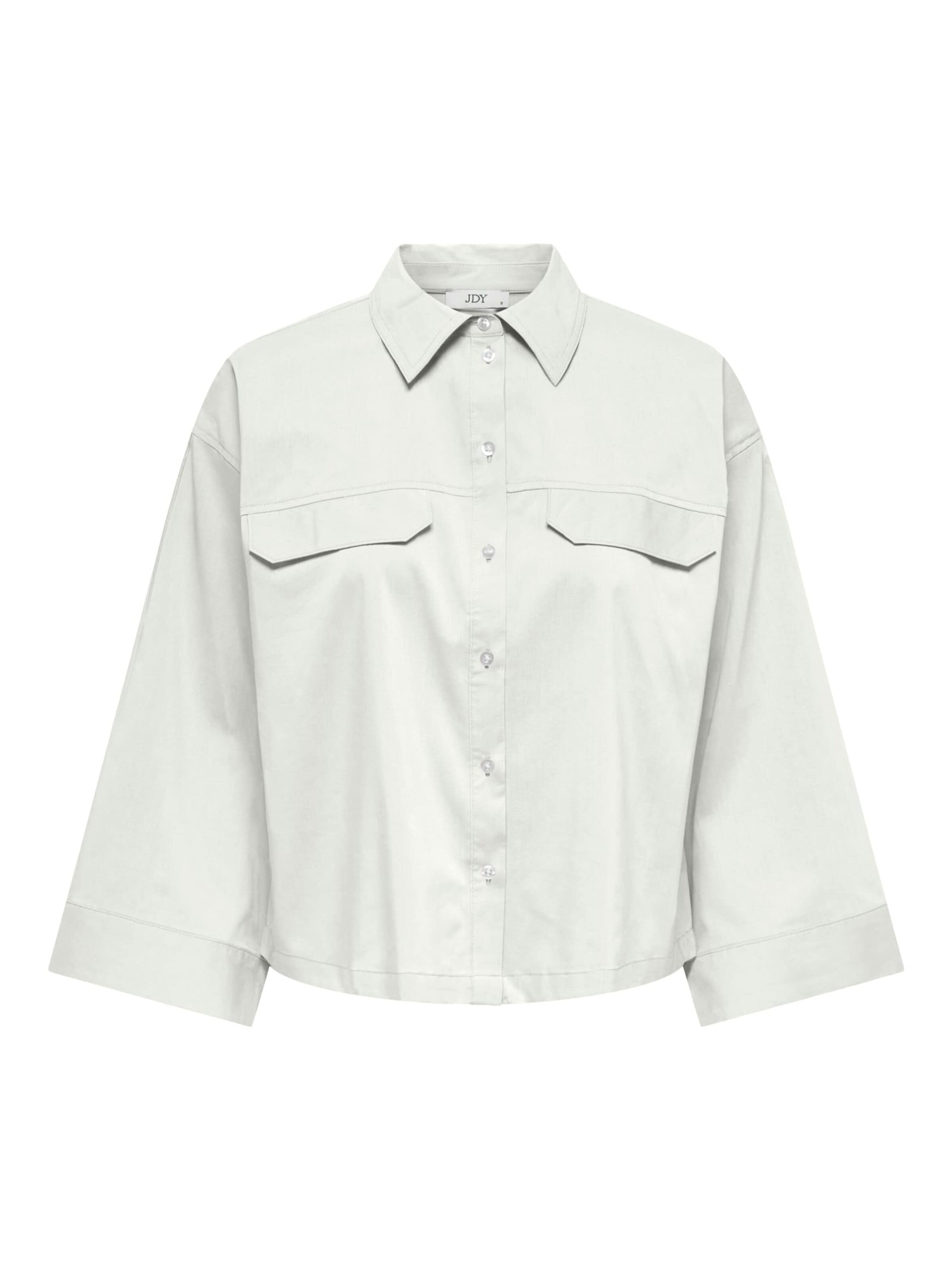 Jaqueline de Yong Blouse 'Mio' in Wit: voorkant