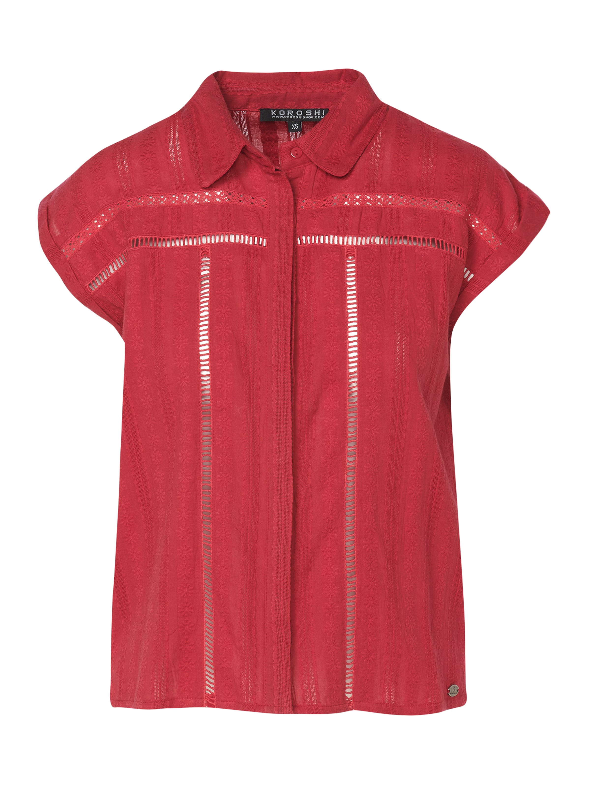 KOROSHI Blúz - piros: elől