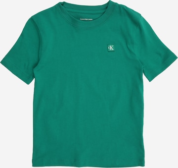 Calvin Klein Jeans Футболка в Зеленый: спереди