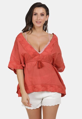 usha FESTIVAL Tunic in Red: front