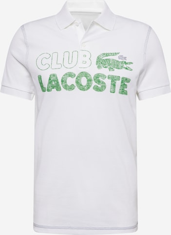 LACOSTE Μπλουζάκι σε λευκό: μπροστά