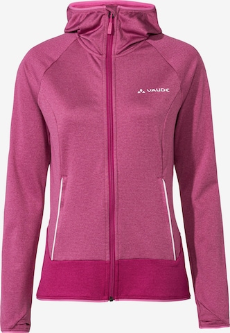 VAUDE Funktionsfleecejacke 'Tekoa II' in Pink: predná strana