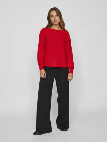 VILA Sweater in Red