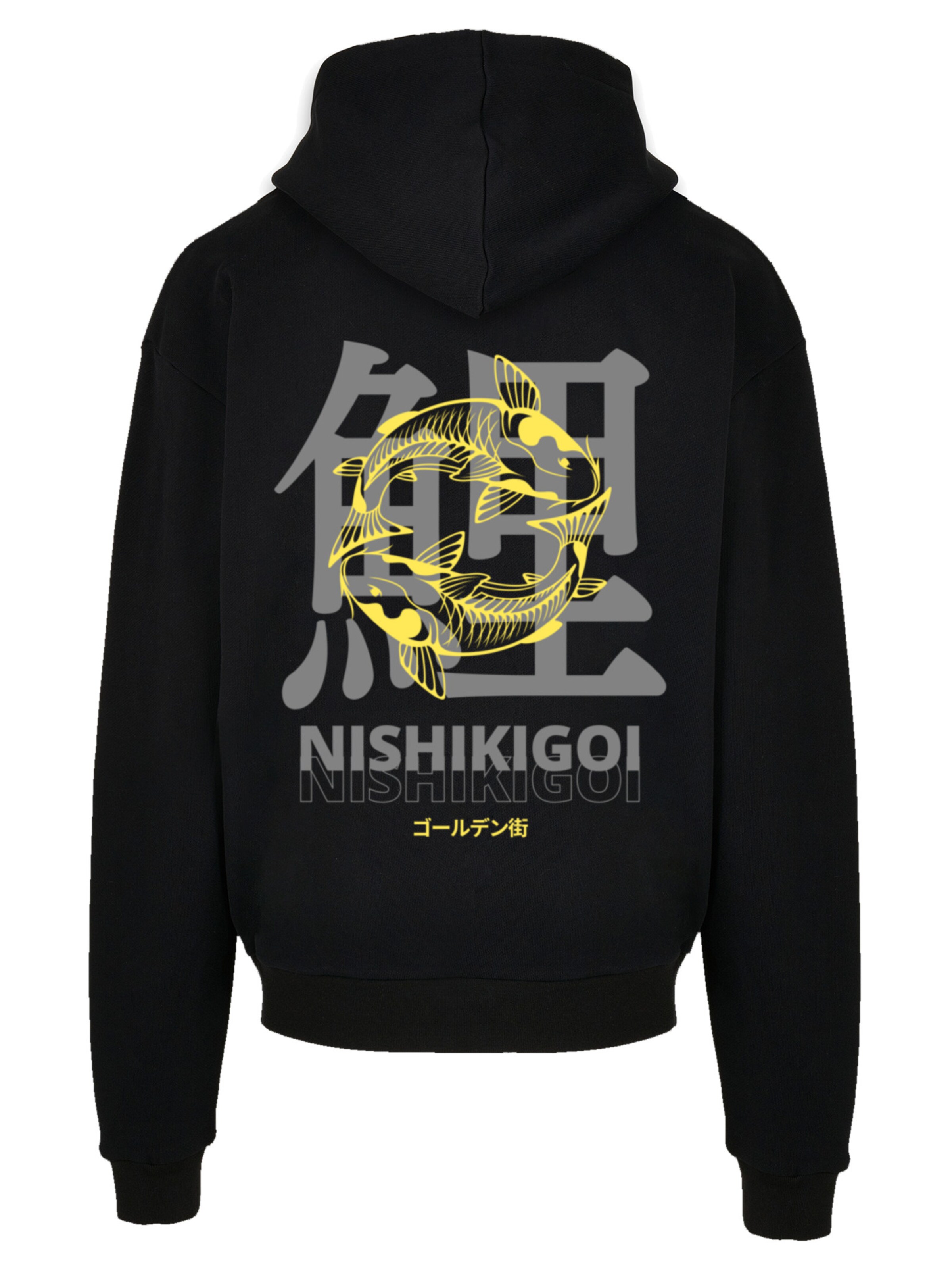 Sweat-shirt 'Koi Golden Gai' F4NT4STIC en noir