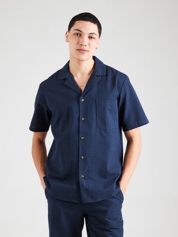 Coupe regular Chemise 'ONSEye' Only & Sons en bleu : devant