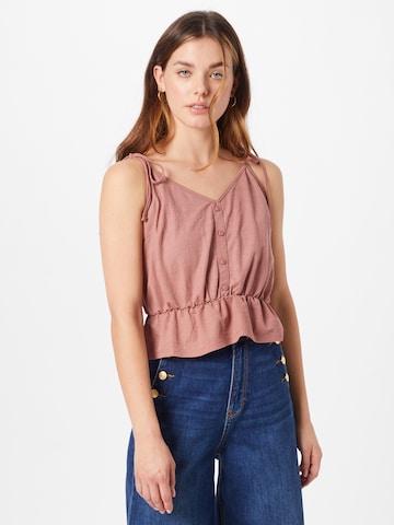 ABOUT YOU Top 'Flora' in Pink: front