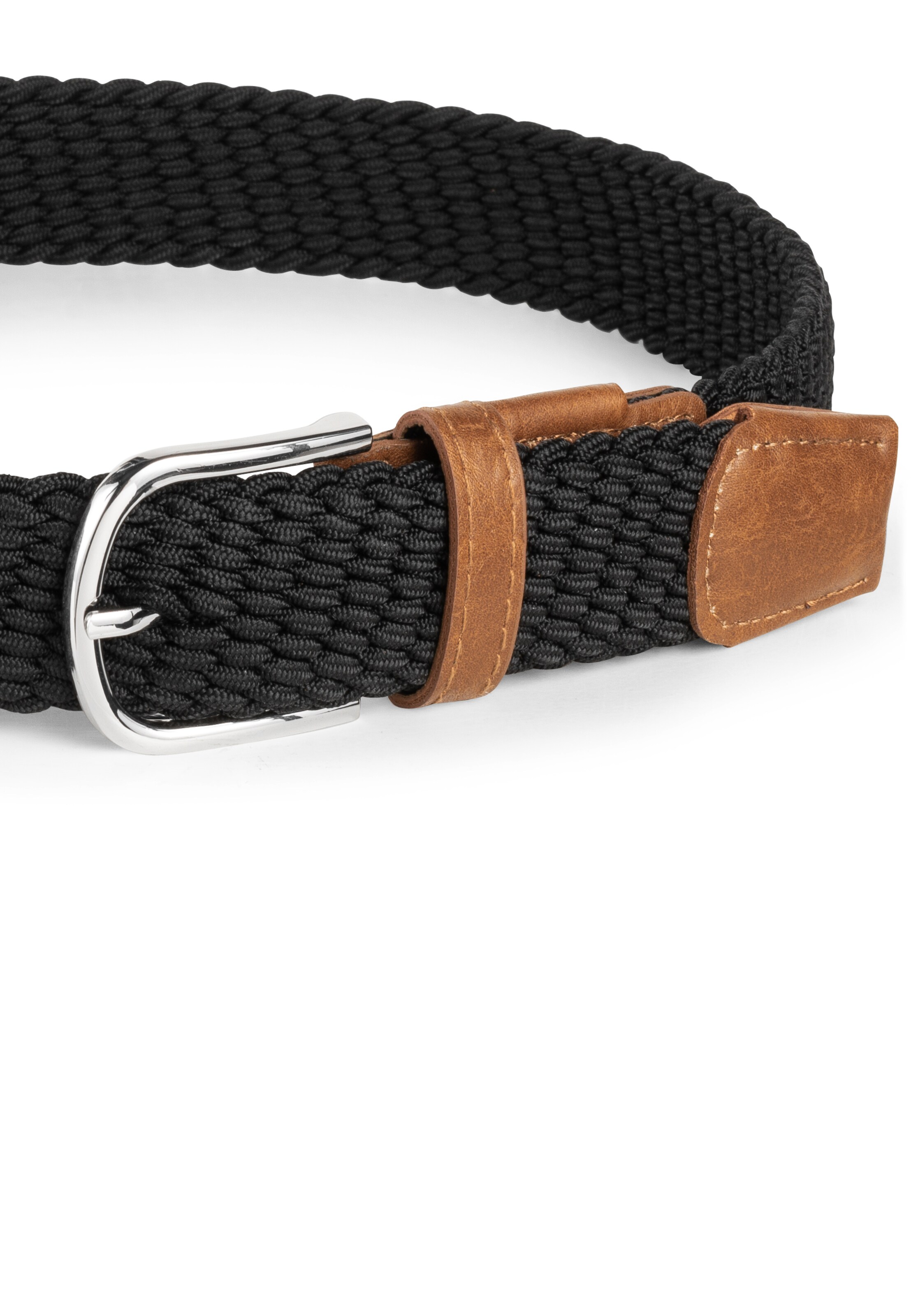 INDICODE JEANS Gürtel 'Alvin' in Schwarz