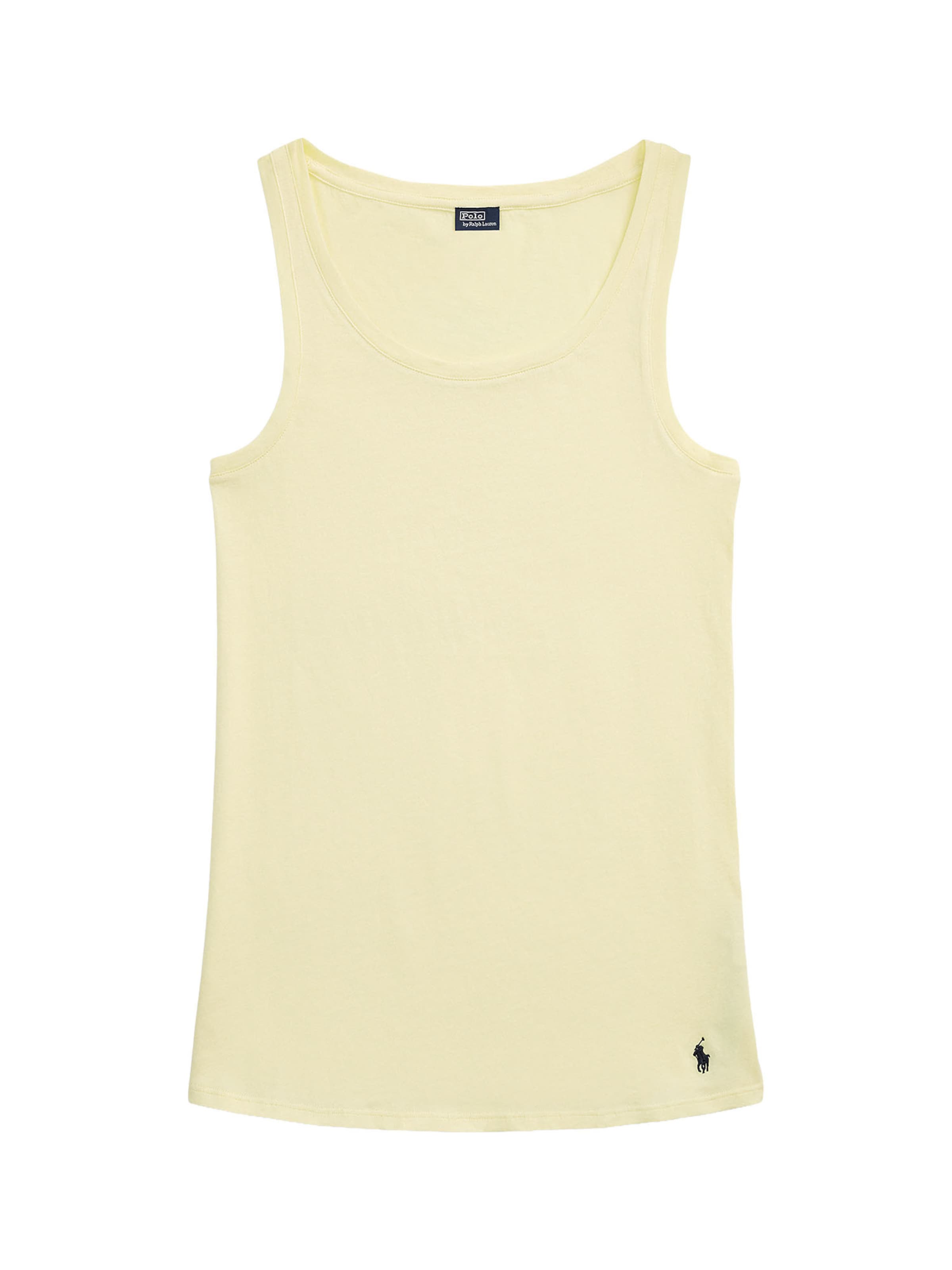 Polo Ralph Lauren Top ' Whisper Weight Cotton ' in Yellow: front