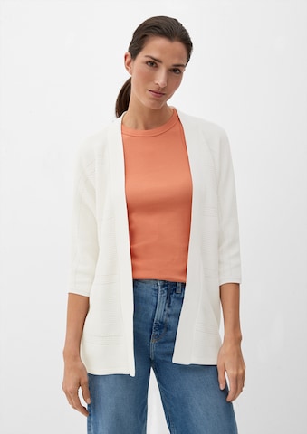 Cardigan s.Oliver en blanc : devant