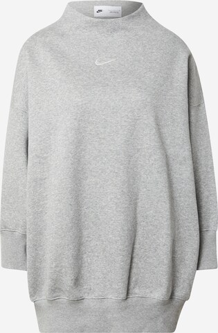 Nike Sportswear Sweatshirt in Grijs: voorkant