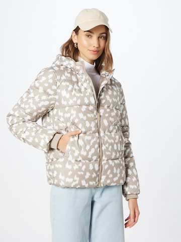 PIECES Between-Season Jacket 'Bee' in Beige: front