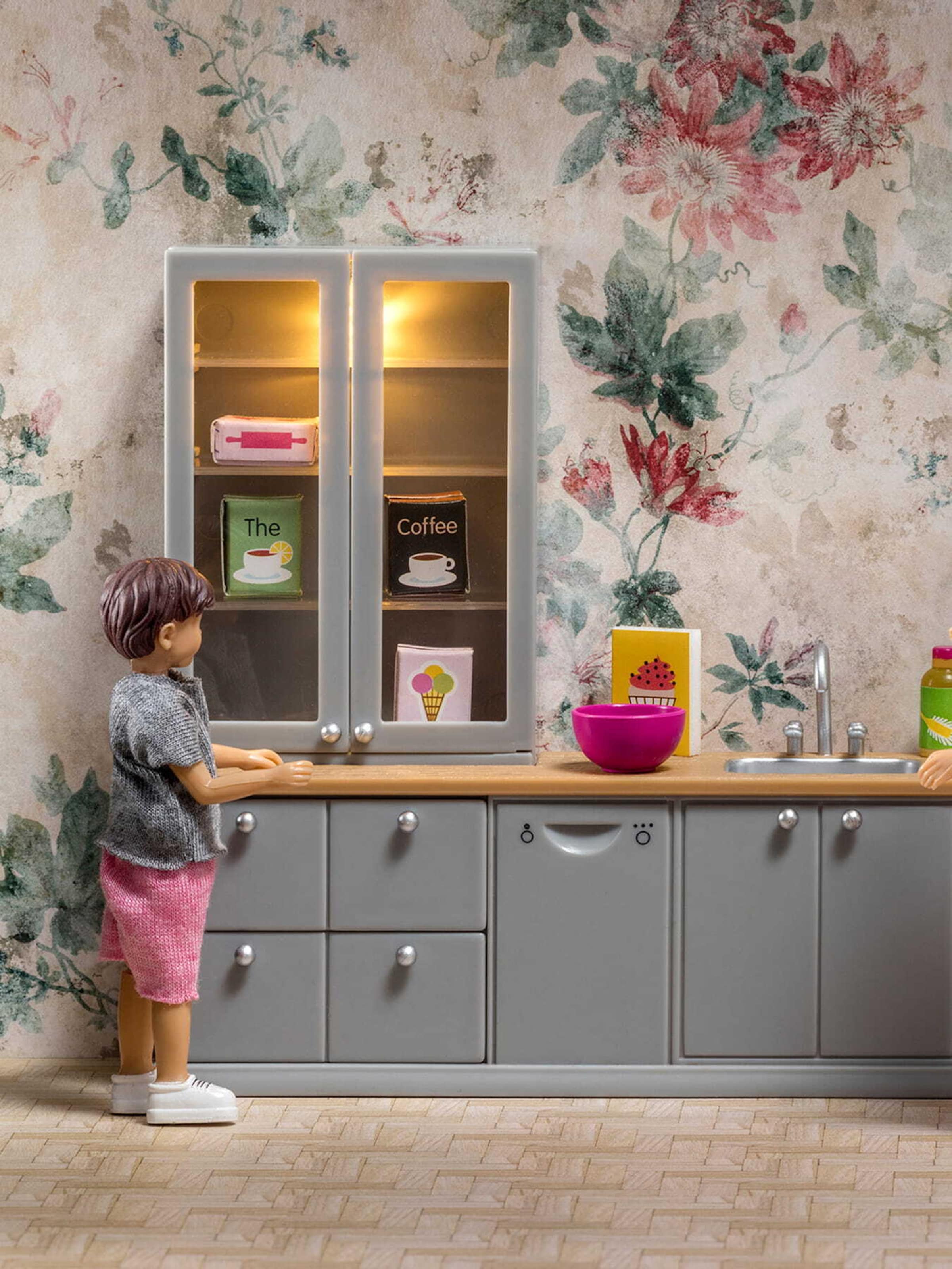 Animaux en peluche LUNDBY en gris