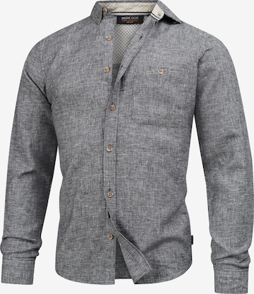 INDICODE JEANS Hemd in Grau: Vorderseite