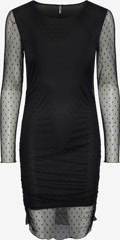 PIECESKoktel haljina 'NESH' - crna boja: prednji dio
