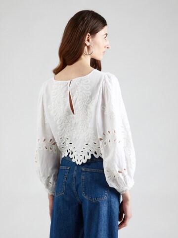 Free People - Blusa 'OLEANDER' en blanco