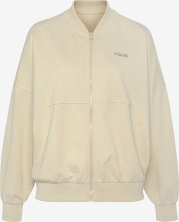 FCUK Jopa na zadrgo | bež barva: sprednja stran