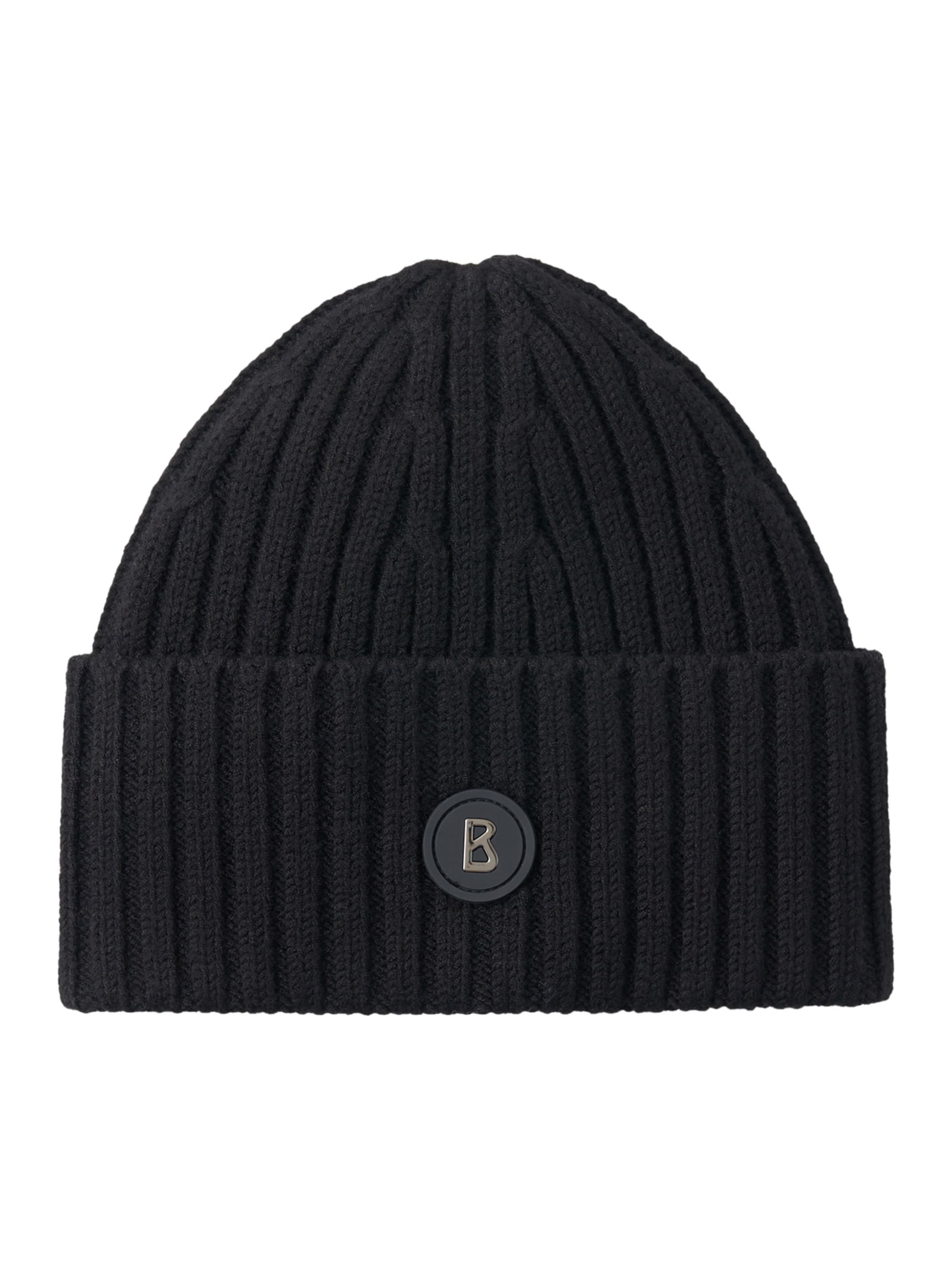 BOGNER Mütze 'Bony' in Schwarz: Vorderseite