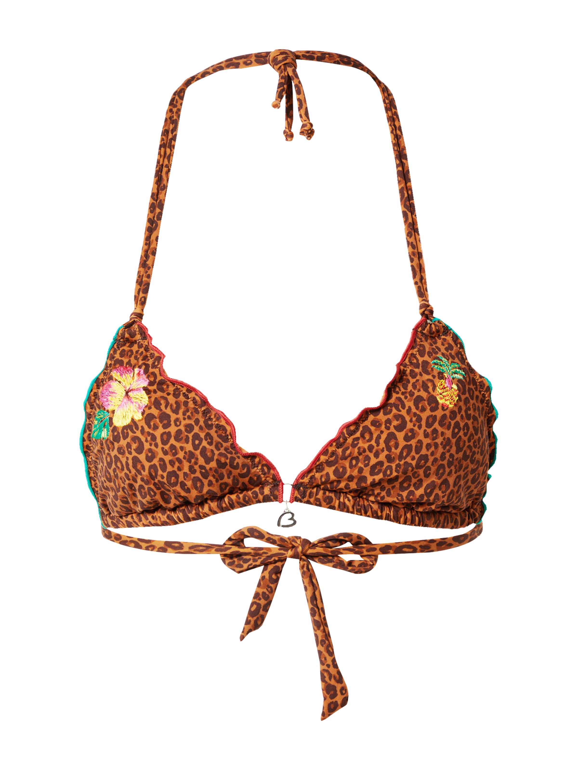 Banana Moon - Triángulo Top de bikini en marrón: frente