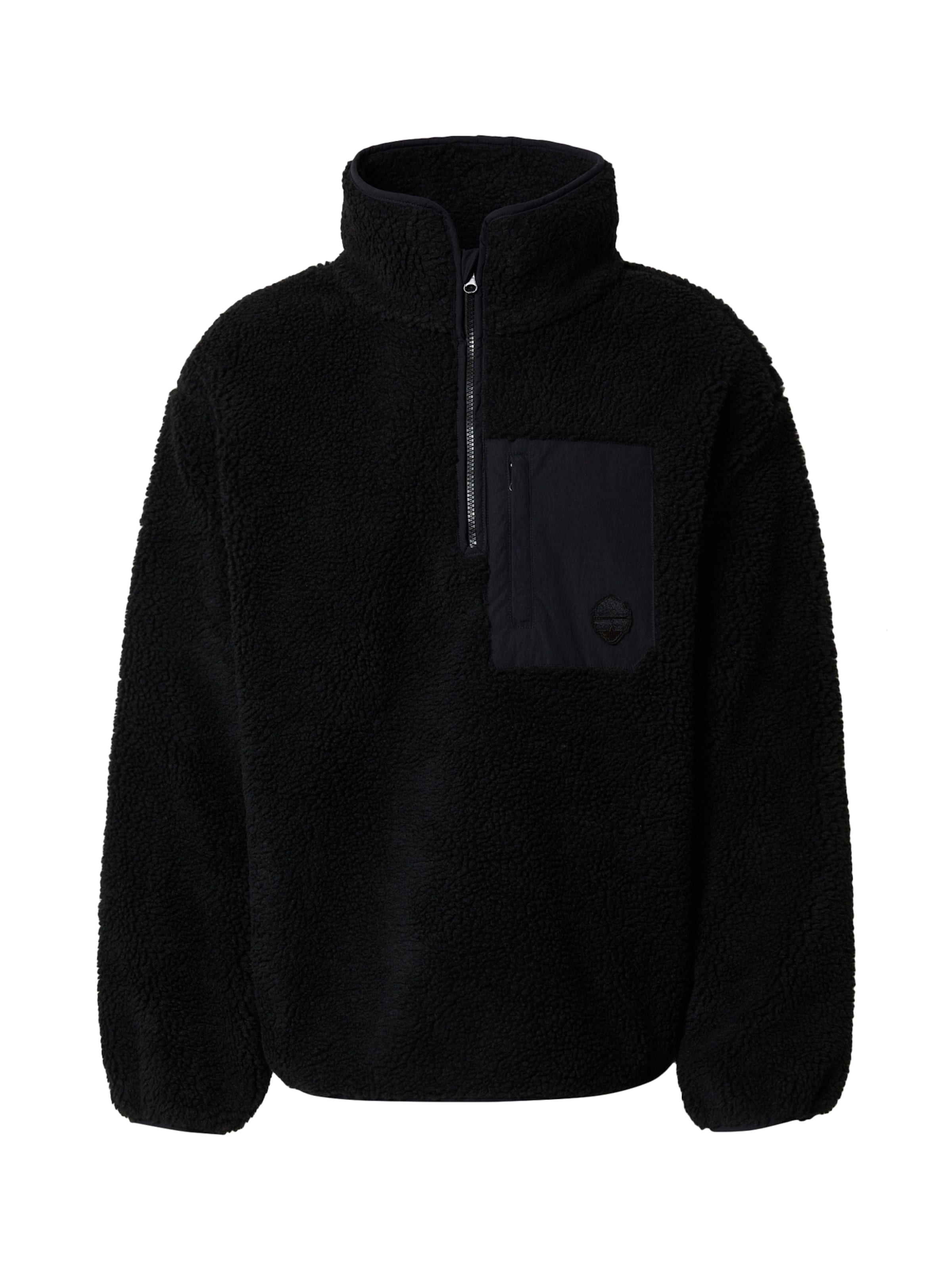 Sinned x ABOUT YOU Pull-over 'Fritz' en vert / noir, Vue avec produit