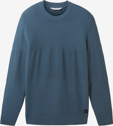 TOM TAILOR Sweater in Blue: front