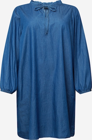 Zizzi Shirt Dress 'KATRINE' in Blue: front