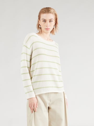 Pulover de la Hailys pe bej: față