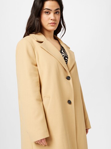 River Island Plus Between-Seasons Coat in Beige