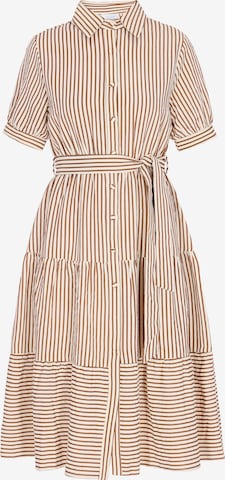 usha BLUE LABEL - Vestido camisero en marrón: frente