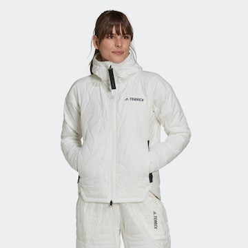 Veste outdoor 'Myshelter' ADIDAS TERREX en blanc : devant