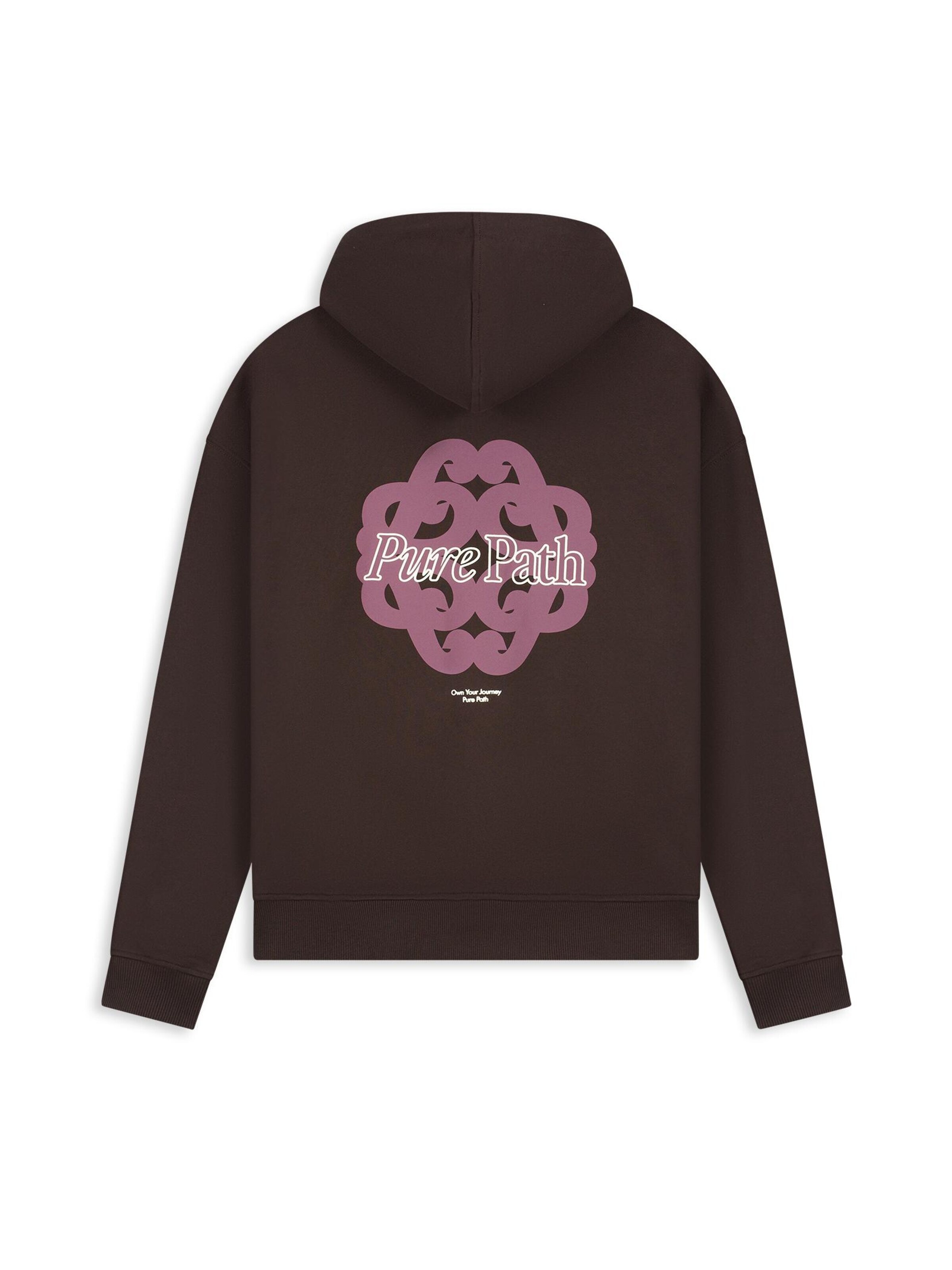 Sweat-shirt Pure Path en marron