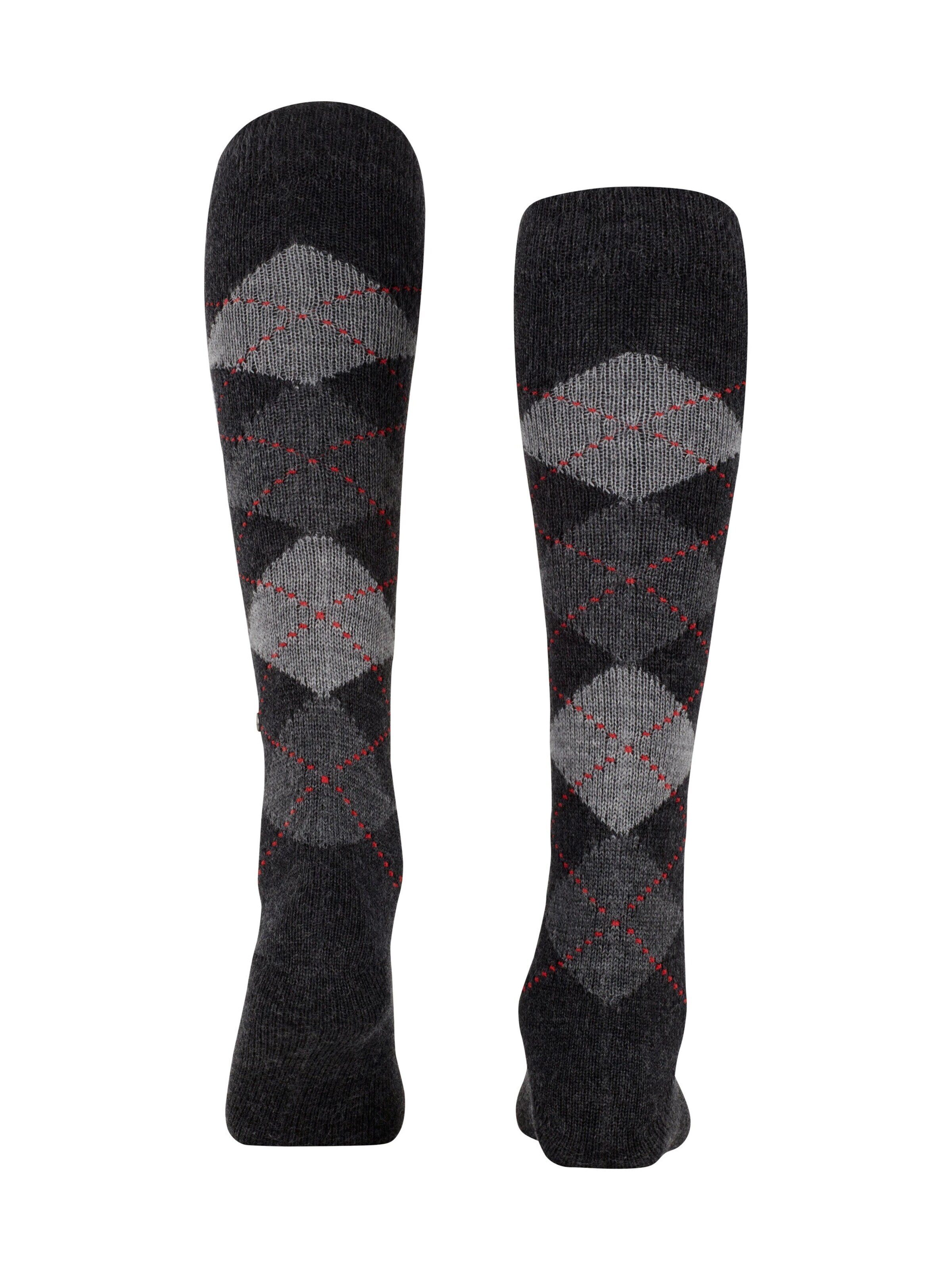 BURLINGTON Over the Knee Socks 'Whitby' in Grey