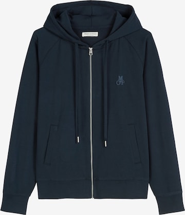 Marc O'Polo - Sudadera con cremallera ' Heavy Jersey ' en azul: frente