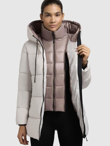 Manteau d’hiver ' Grana-YM ' khujo en blanc