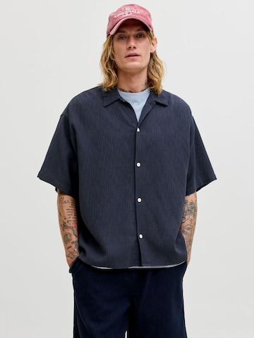 JACK & JONES Comfort Fit Hemd in Blau: Vorderseite