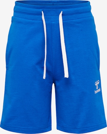 Regular Pantalon 'Bassim' Hummel en bleu : devant