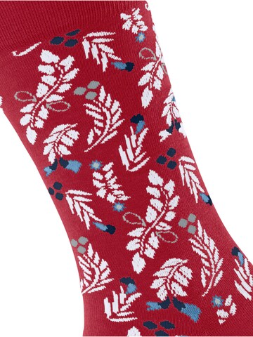 BURLINGTON Socks 'Bloomingday' in Red