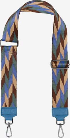 styleBREAKER Taschenzubehör 'Breiter Wechsel Taschengurt Rauten Muster' in Blau: Vorderseite