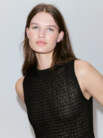 Top in maglia 'TATA' di MANGO in nero
