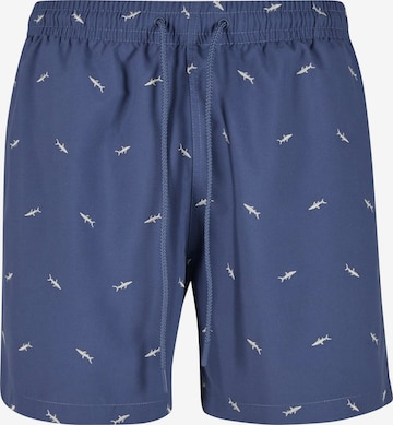 Shorts de bain Urban Classics en bleu : devant