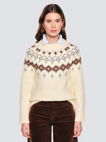 Pullover 'SKANDIA' di BIG STAR in beige: frontale