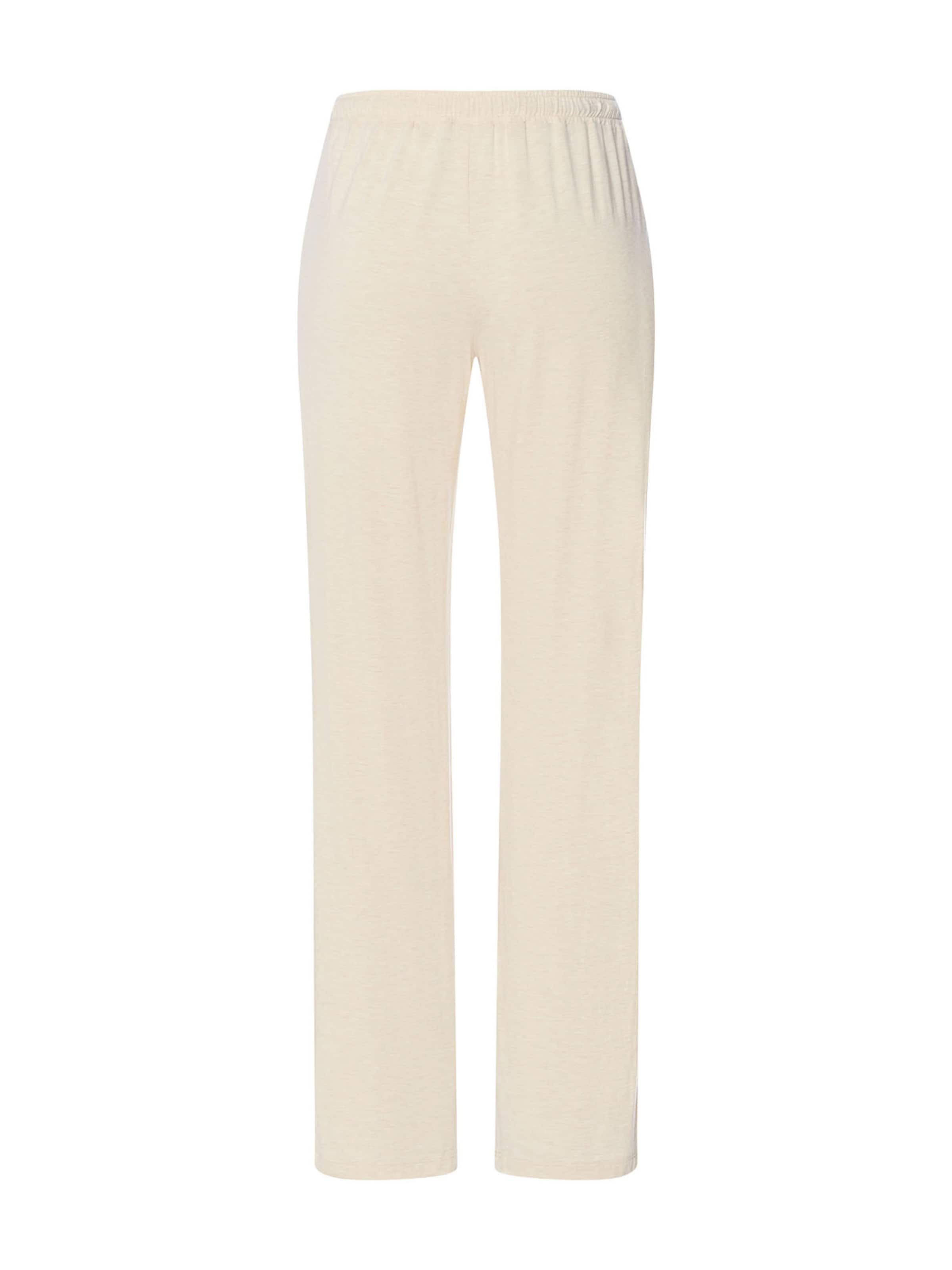 Hanro Pajama pants 'Natural Elegance' in Beige