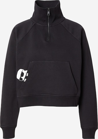 Bluză de molton 'IKON' de la Karl Lagerfeld pe negru: față