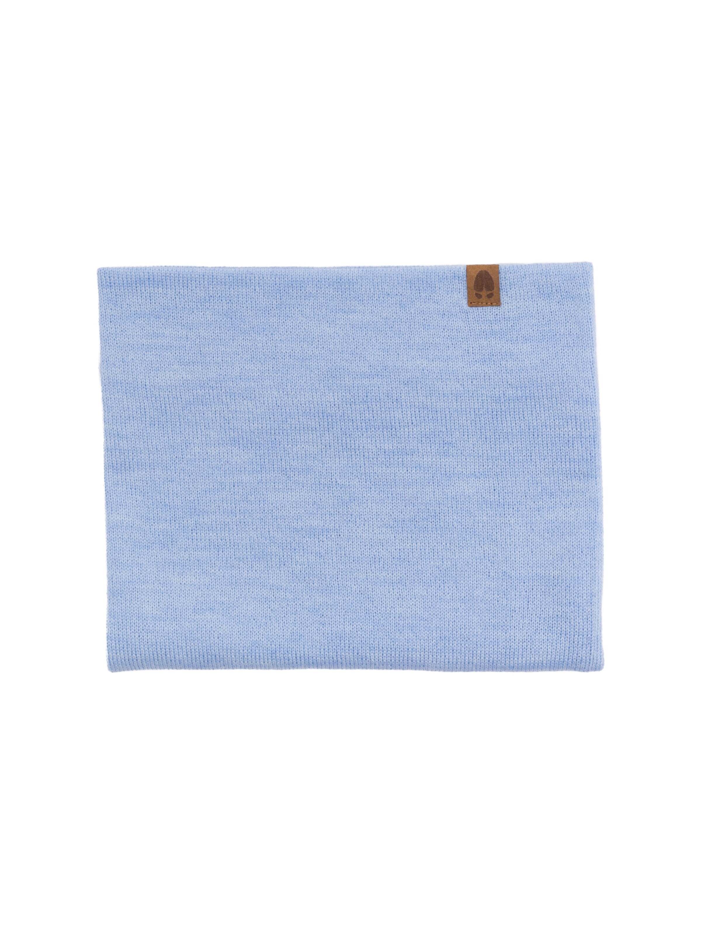 KOPYTO Schlauchschal 'OPOS' in Blau: Vorderseite