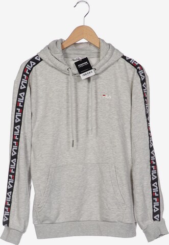 FILA Sweatshirt & Zip-Up Hoodie in M in Grey: front