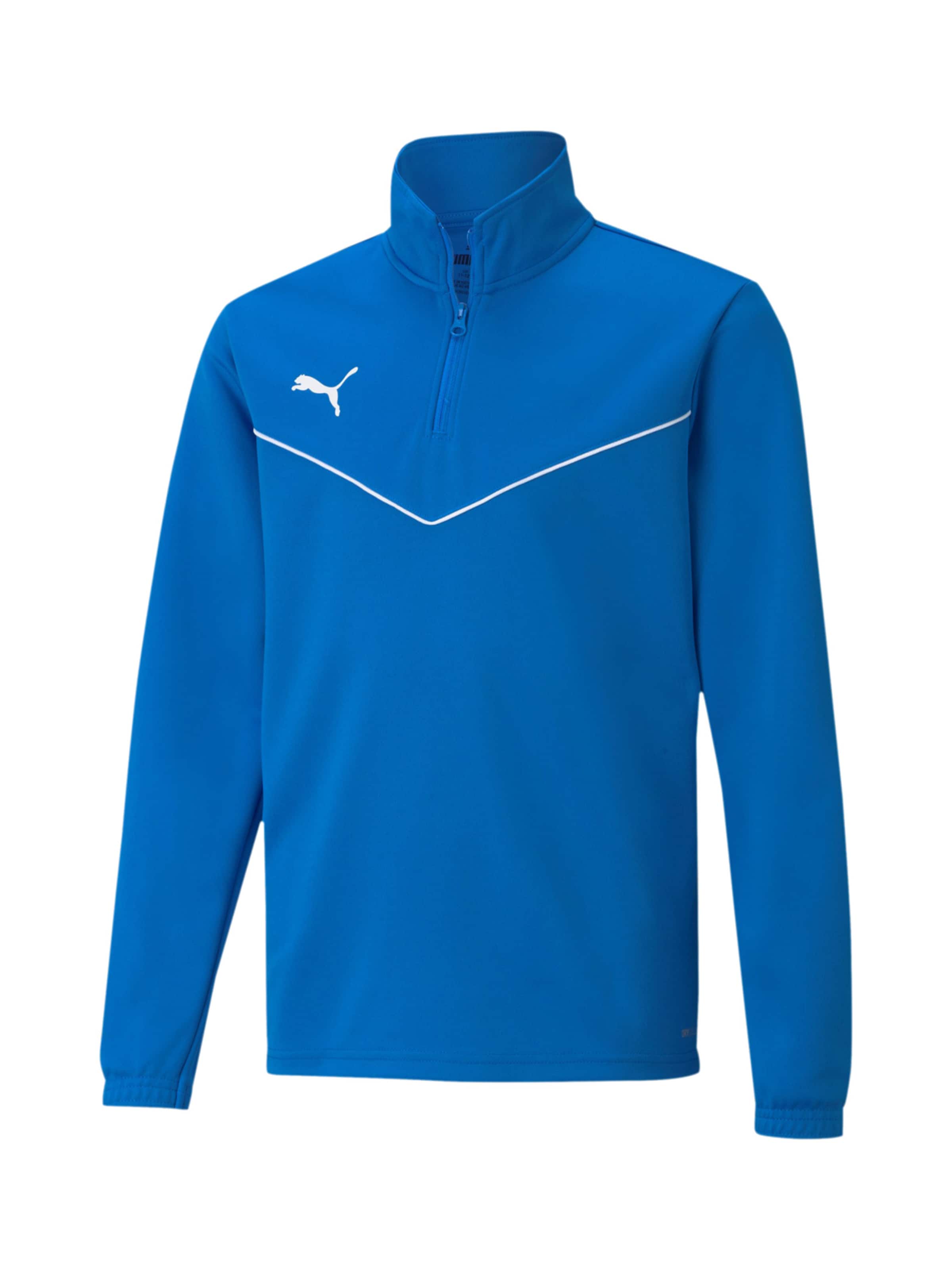 Sweat de sport 'TeamRise' PUMA en bleu : devant