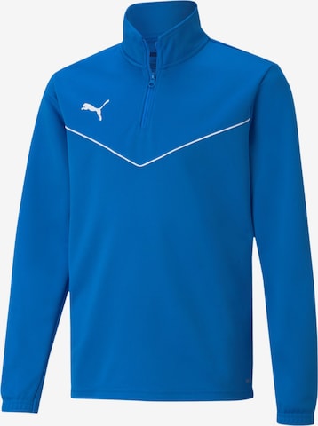 PUMA Sportsweatshirt 'TeamRise' in Blau: predná strana