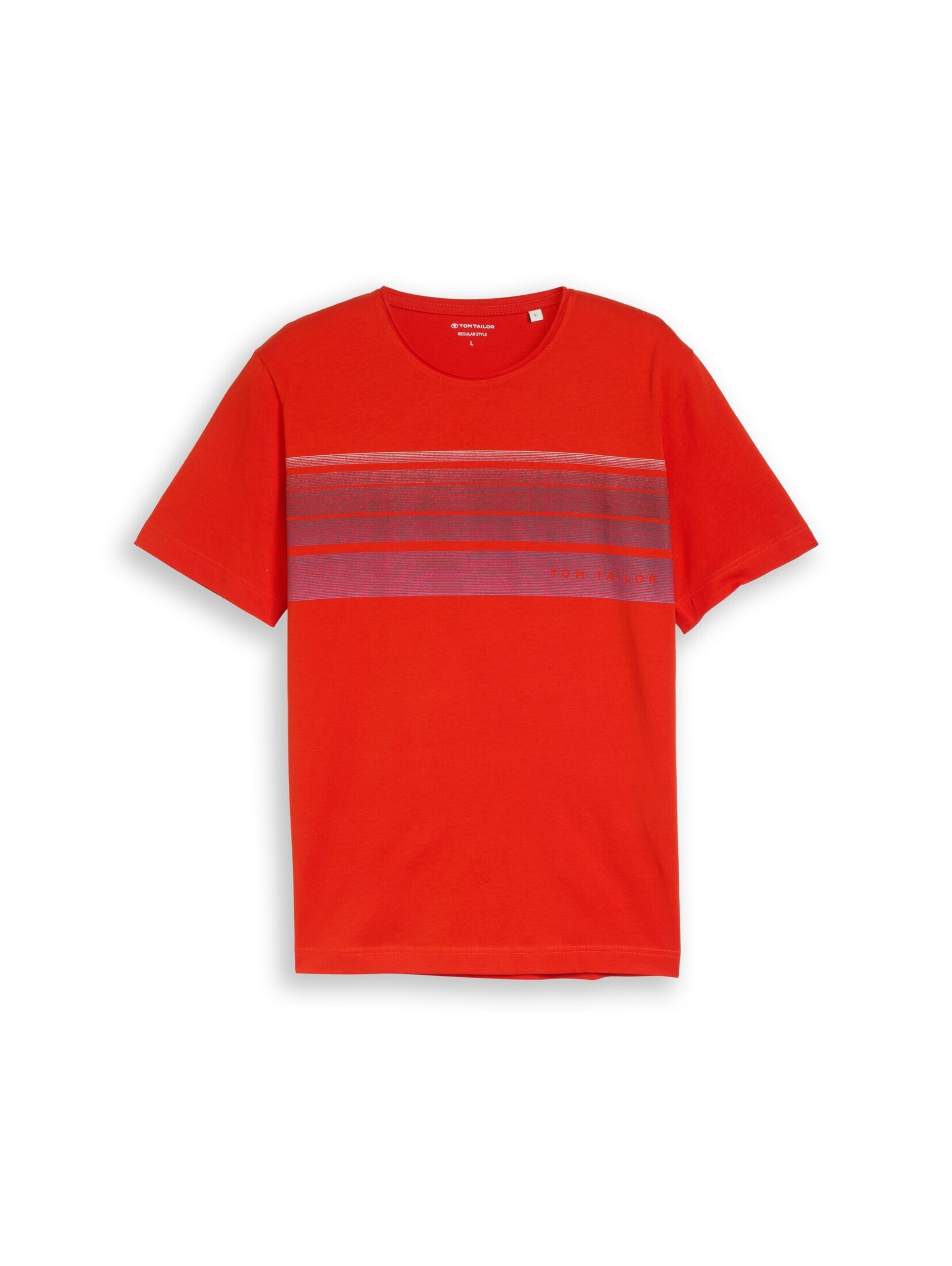 TOM TAILOR Shirt in Rood: voorkant