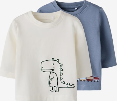 NAME IT Majica 'NBMVobbi' u svijetloplava / bijela, Pregled proizvoda