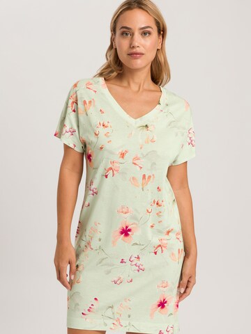 Hanro Nightgown ' Sleep & Lounge ' in Green: front